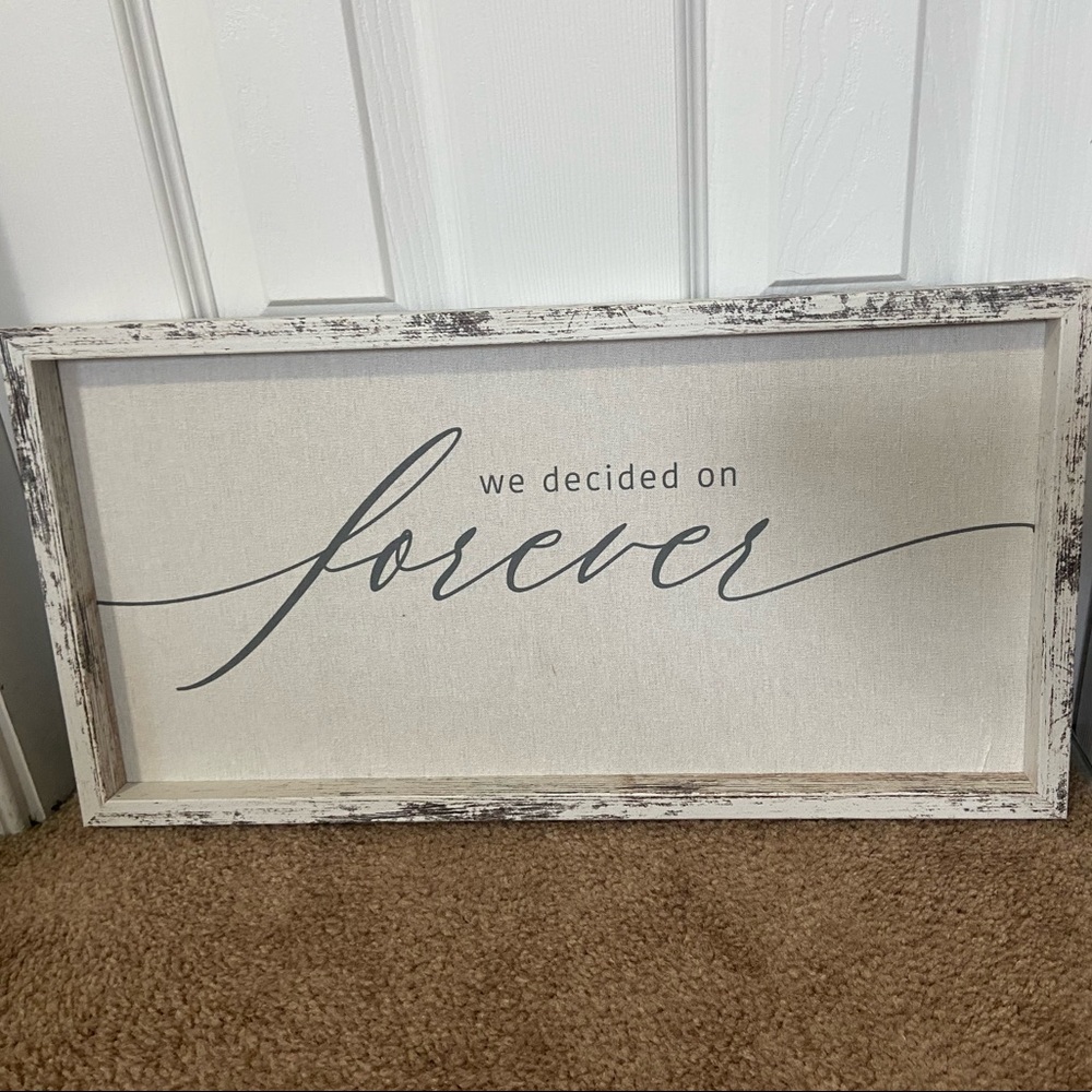 Home decor sign